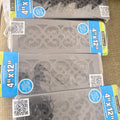 Set of 4 Decorative Floor Registers / Vent Covers – 4” x 12” & 4” x 14