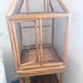 Large Wooden Bird Cage / Aviary on Stand