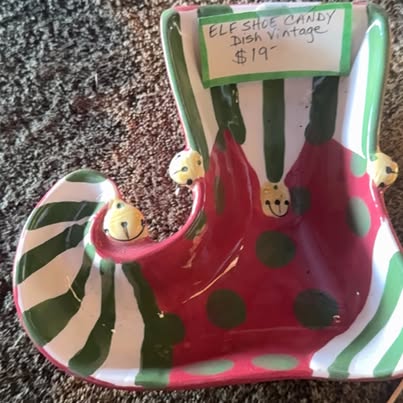 ELF SHOE CANDY Dish Vintage