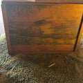 Decorative Wooden Boxh with Landscape Painting