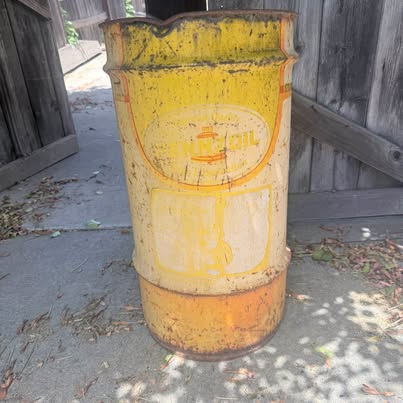 Vintage Pennzoil Oil Drum