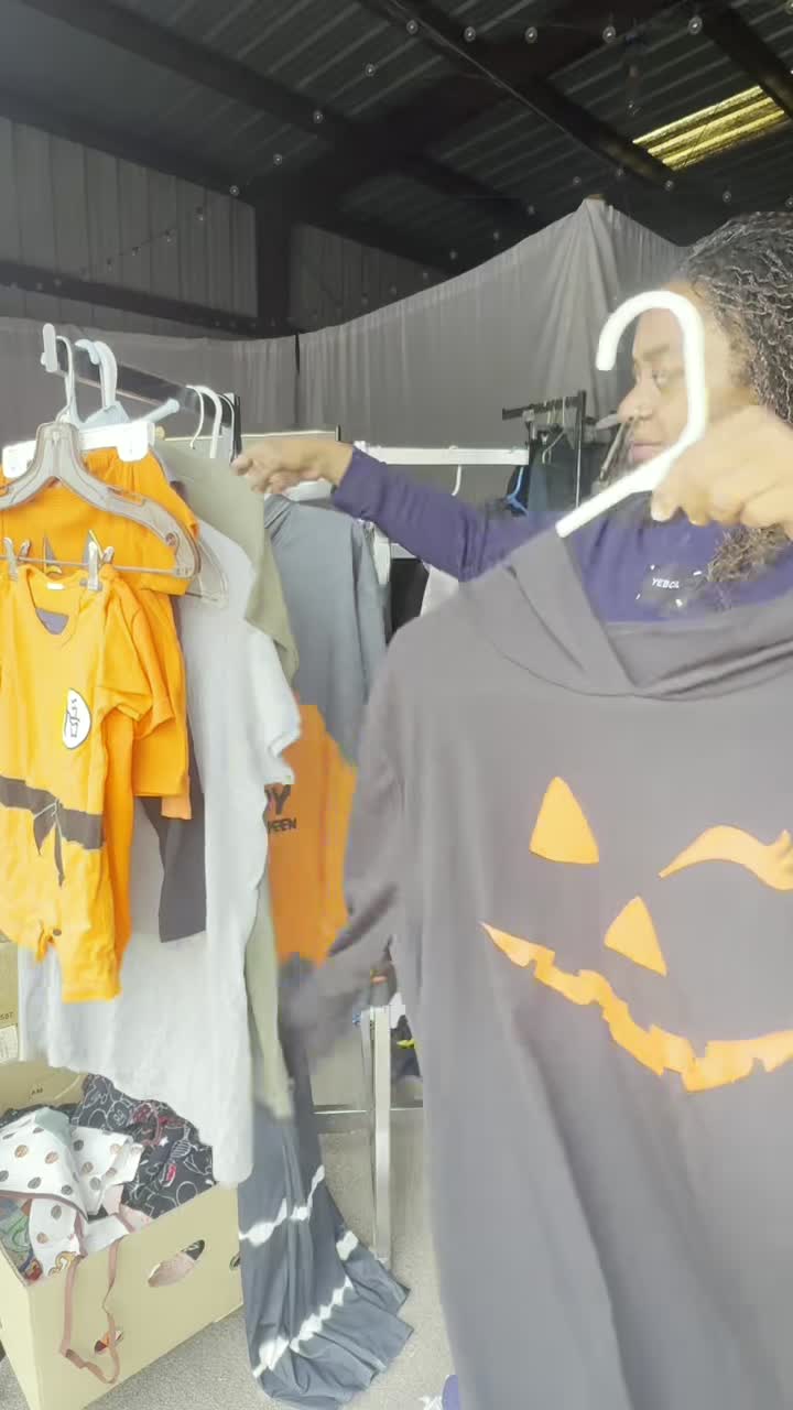 Happy Halloween Colorblock Hoodie