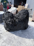 Black Faux Fur Beanbag Chair