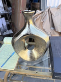 Gold Metallic Donut Vase