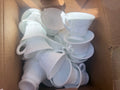 White Grape Milk Glass Cups Box
