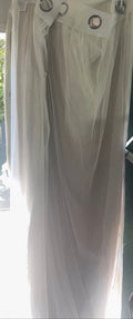 White Sheer Grommet Curtains